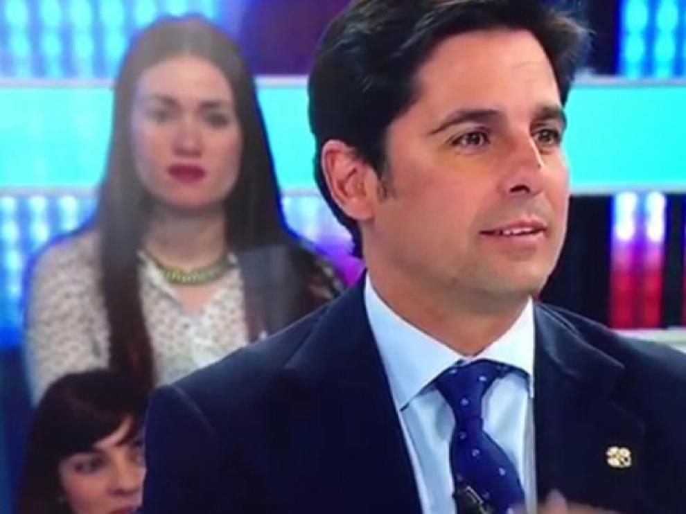 El torero Fran Rivera en el programa de Antena 3 'Espejo público' este martes.