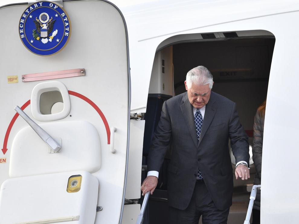 El secretario de Estado de EE.UU., Rex Tillerson en Moscú.