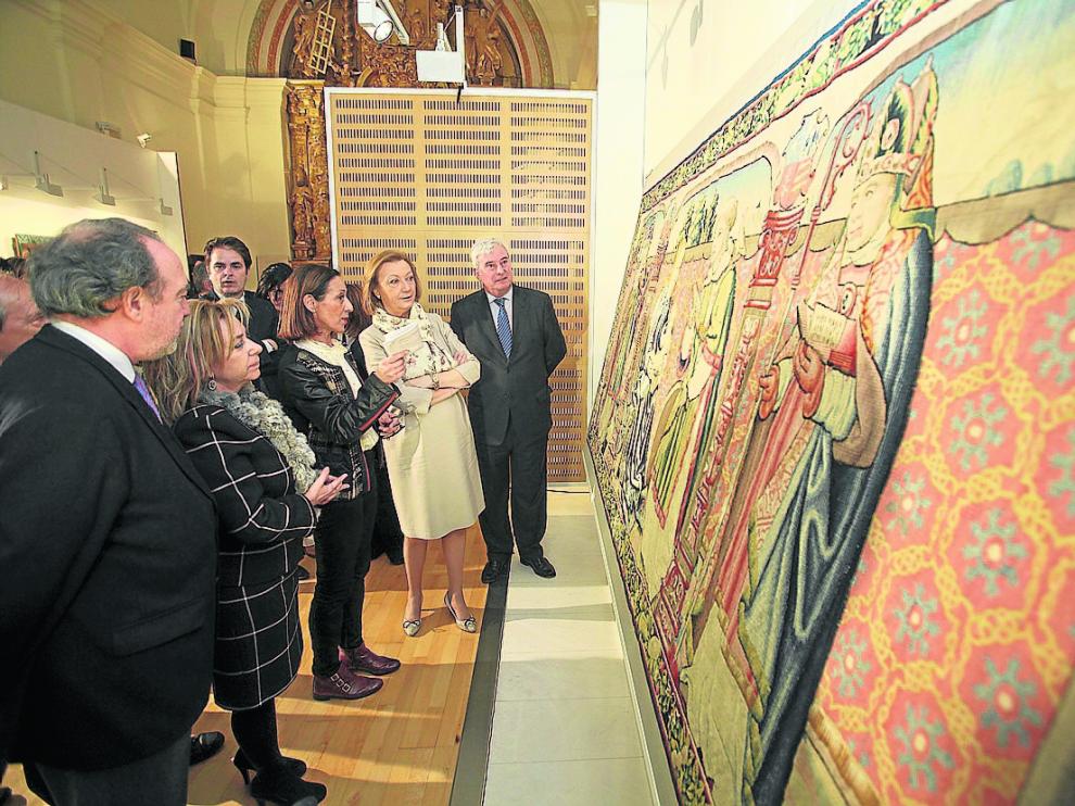 Roda reclama el tapiz que robó Erik el Belga en 1979 y que guarda ahora el Museo de Huesca