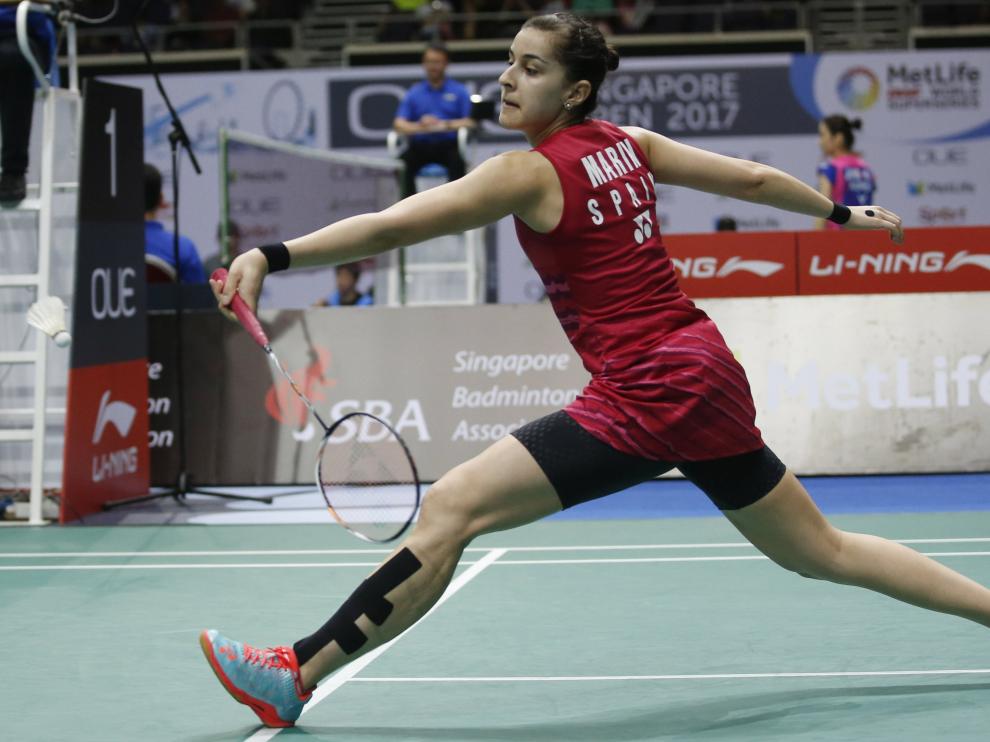 Carolina Marín se gana un puesto en la final del abierto de Singapur