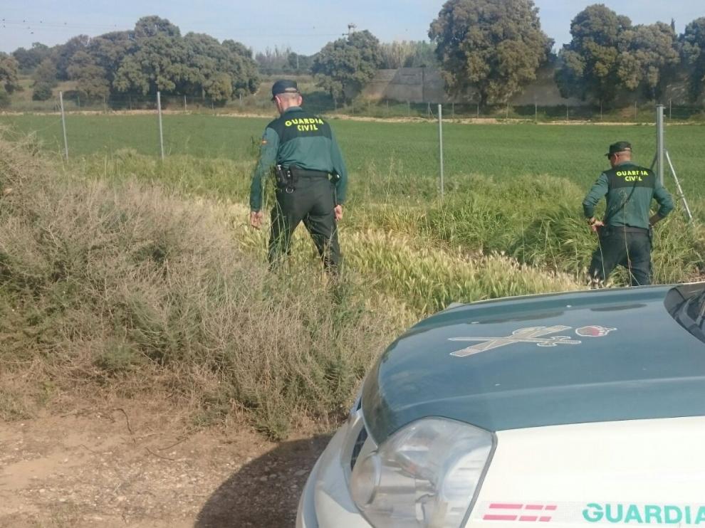La Guardia Civil busca al desaparecido en Garrapinillos