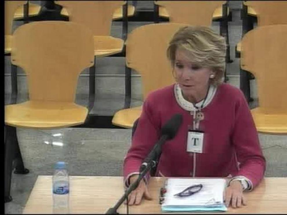 Esperanza Aguirre: "López Viejo no era una persona de mi confianza"