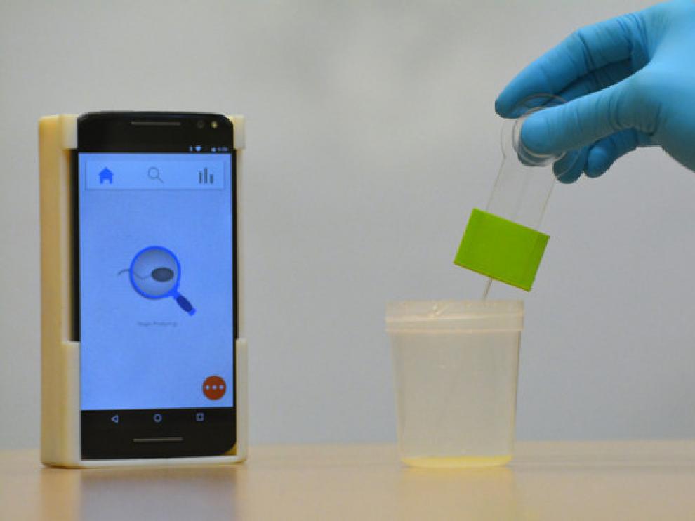 El analizador de semen para teléfonos inteligentes prueba la infertilidad masculina en menos de cinco segundos con una configuración impresa en 3D que cuesta unos 4 euros