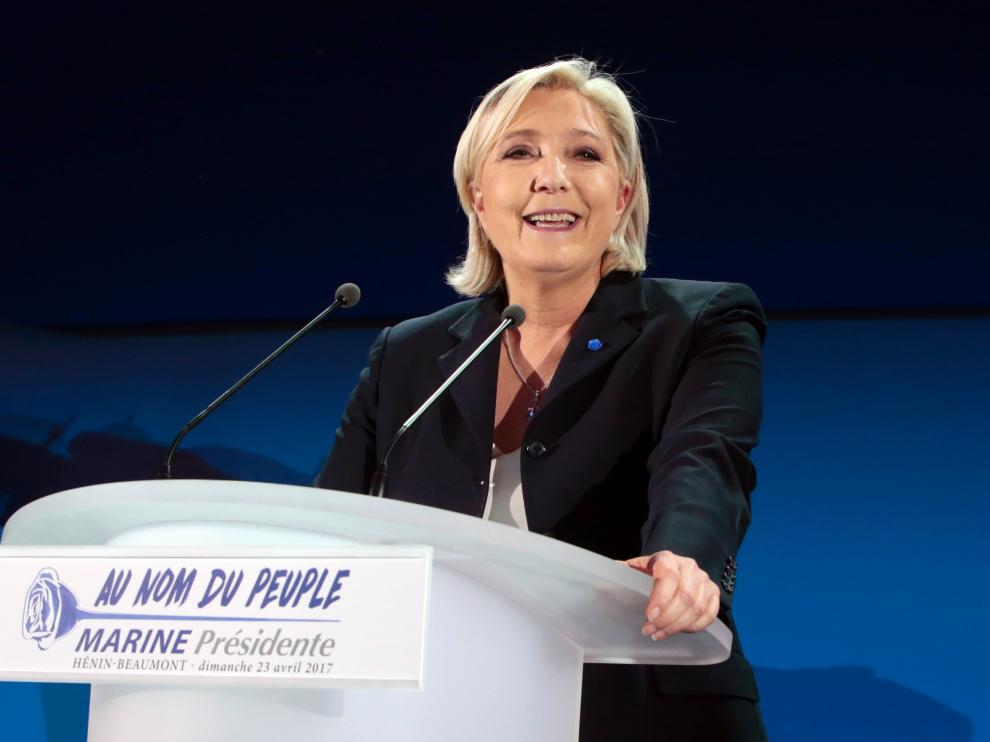 La ultraderechista francesa Marine Le Pen.