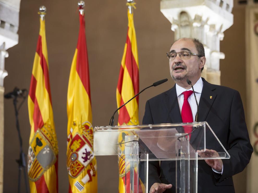 El presidente del Gobierno de Aragón, Javier Lambán, en una foto de archivo.