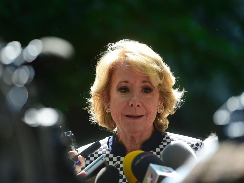 Esperanza Aguirre en una imagen de archivo.