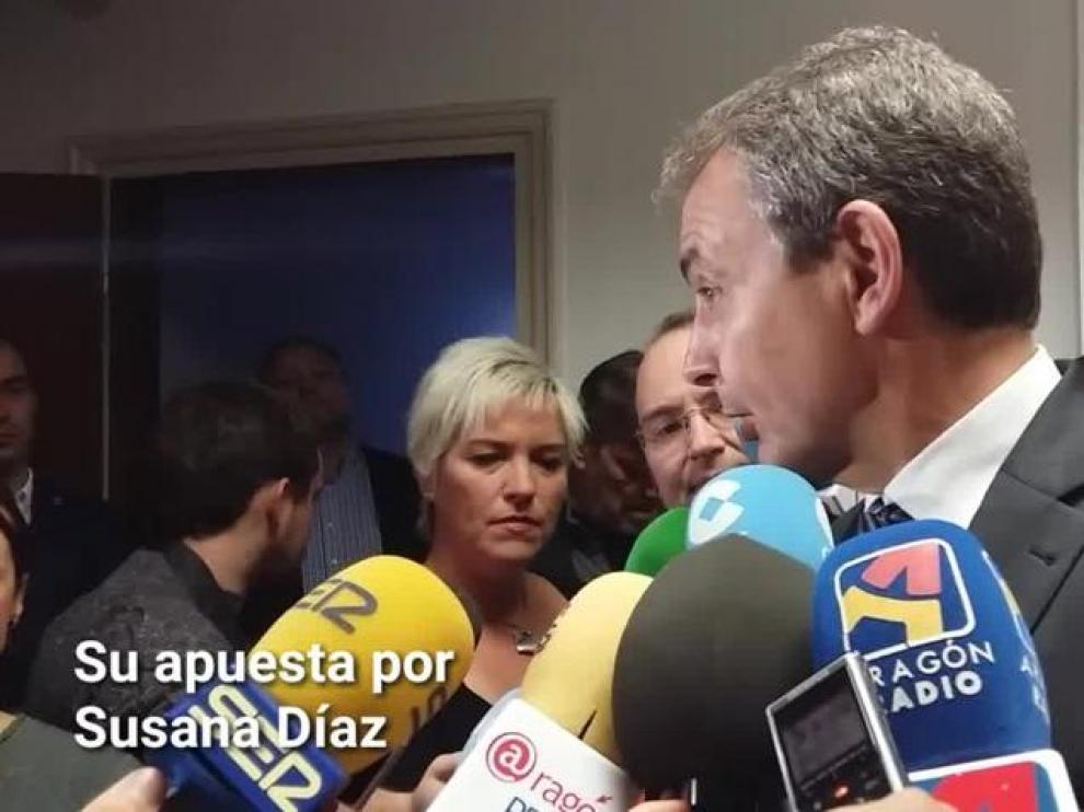 Zapatero: "Defiendo a Susana Díaz porque tiene cultura de partido"