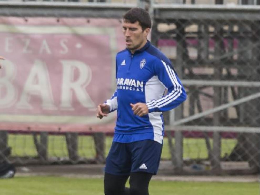 Alberto Zapater, en la Ciudad Deportiva.