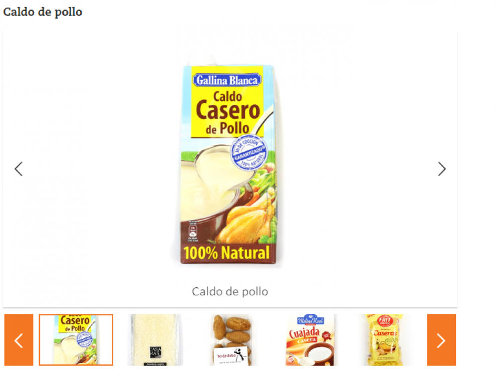 Los alimentos denunciados por la OCU en su página web.