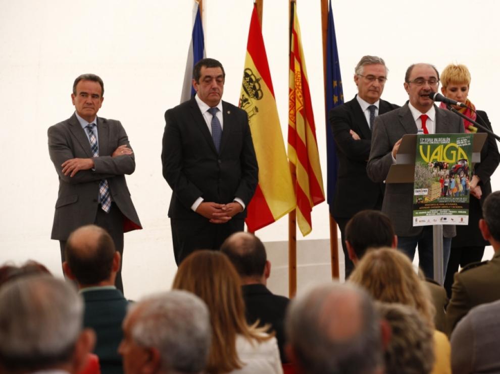Javier Lambán en una imagen tomada este sábado.