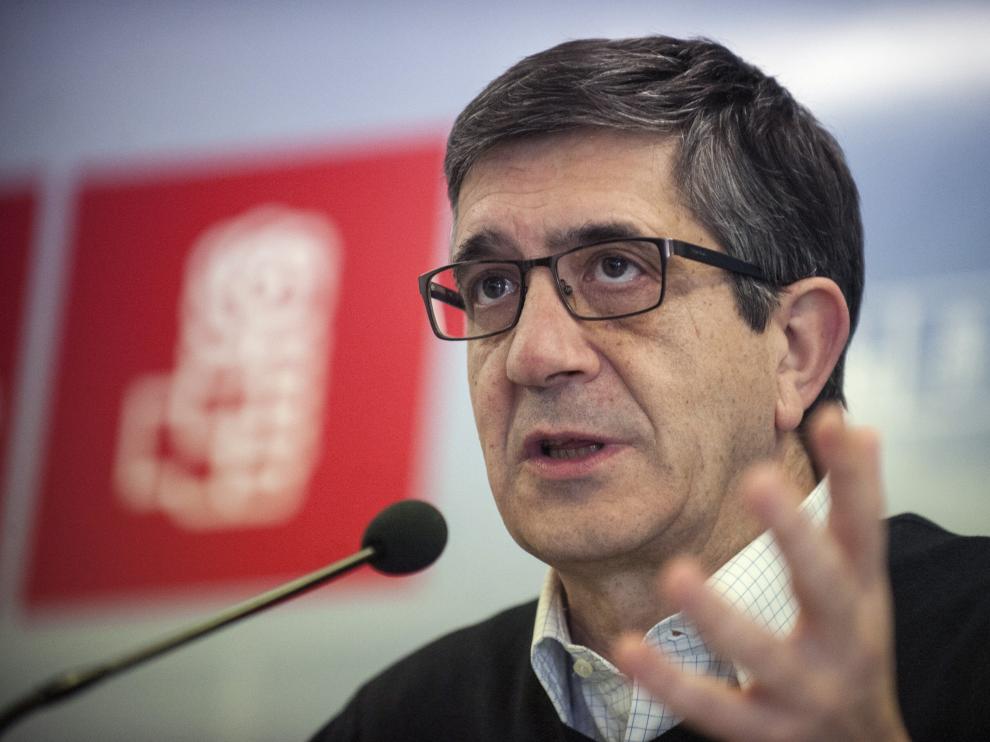 Patxi López este domingo en Orense.