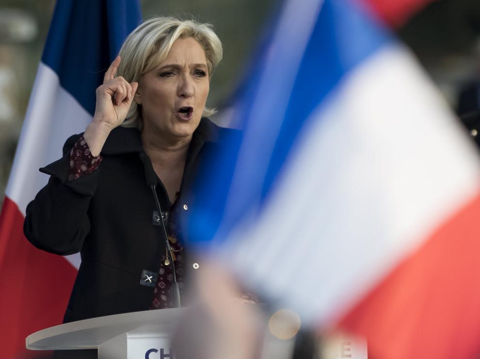 La candidata ultraderechista a las presidenciales, Marine Le Pen.