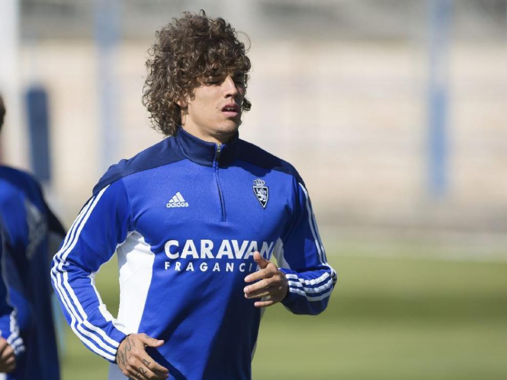 Rolf Feltscher, en el entrenamiento.
