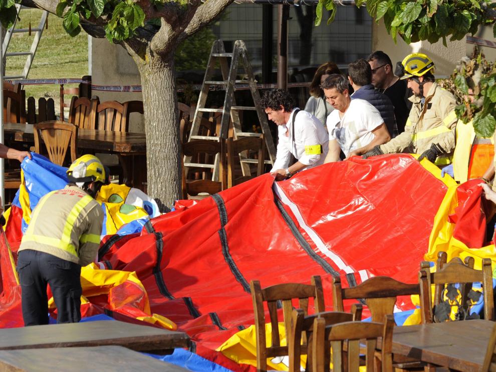 Siete menores heridos por un accidente en un castillo hinchable