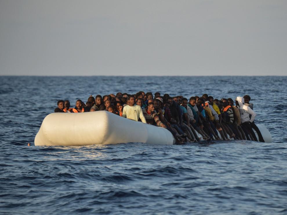 El Mar Mediterráneo.se ha llevado la vida de más de 2.200 migrantres