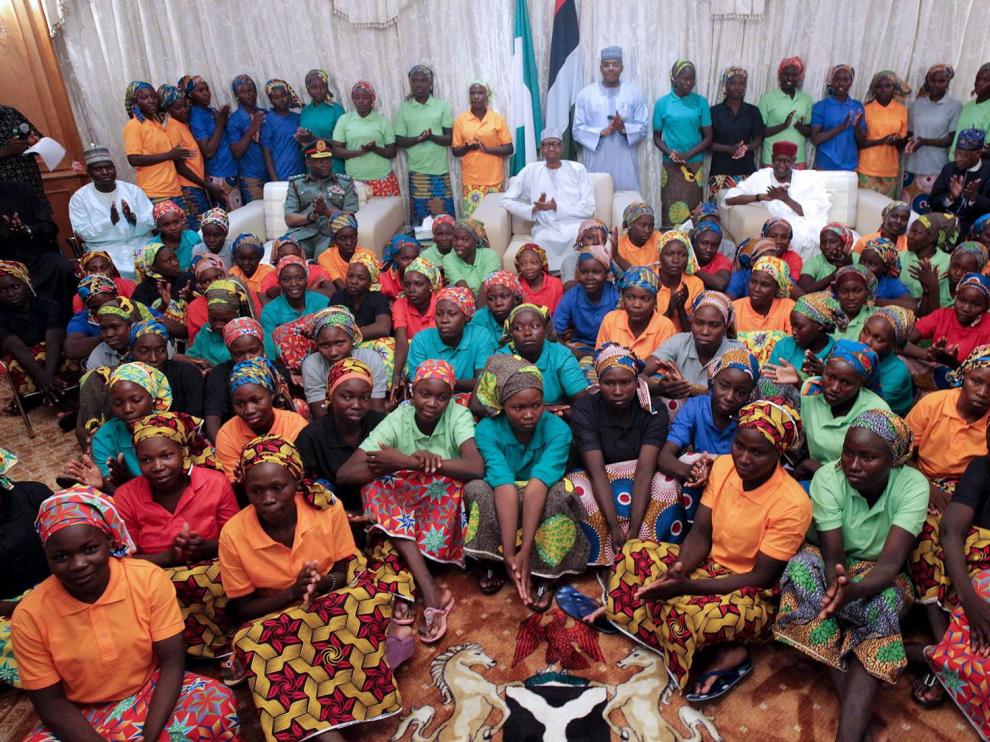 82 chicas secuestradas hace tres años por Boko Haram.
