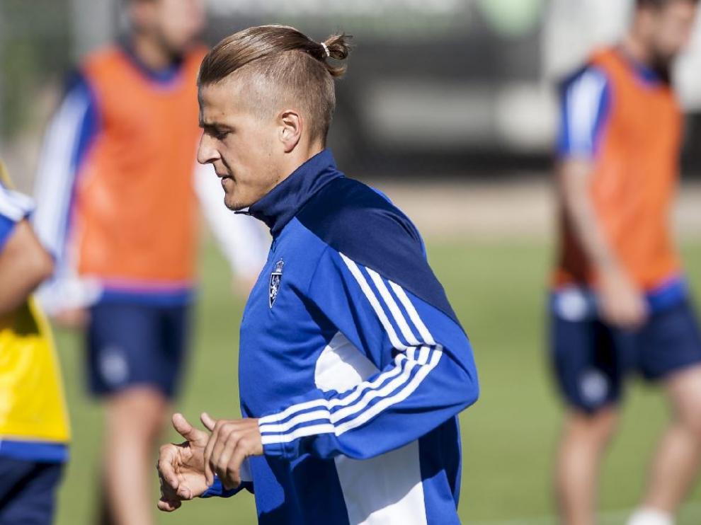 Wilk, en uno de sus entrenamientos en los últimos meses de recuperación de la anterior lesión de rodilla.