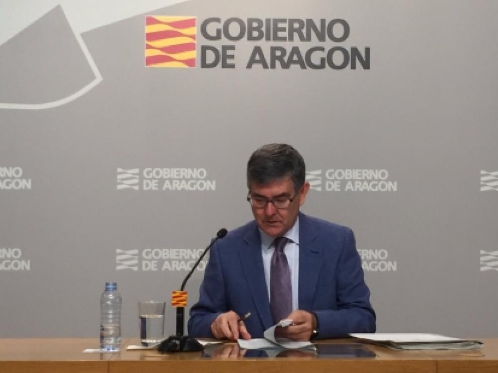 Vicente Guillén, tras el Consejo de Gobierno