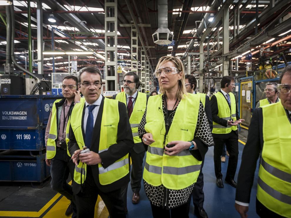 La consejera Marta Gastón inaugurando las instalaciones