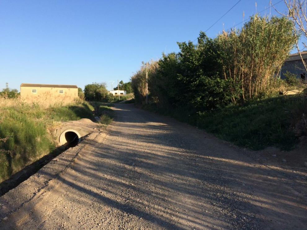 Parte de la red de caminos de Pedrola.