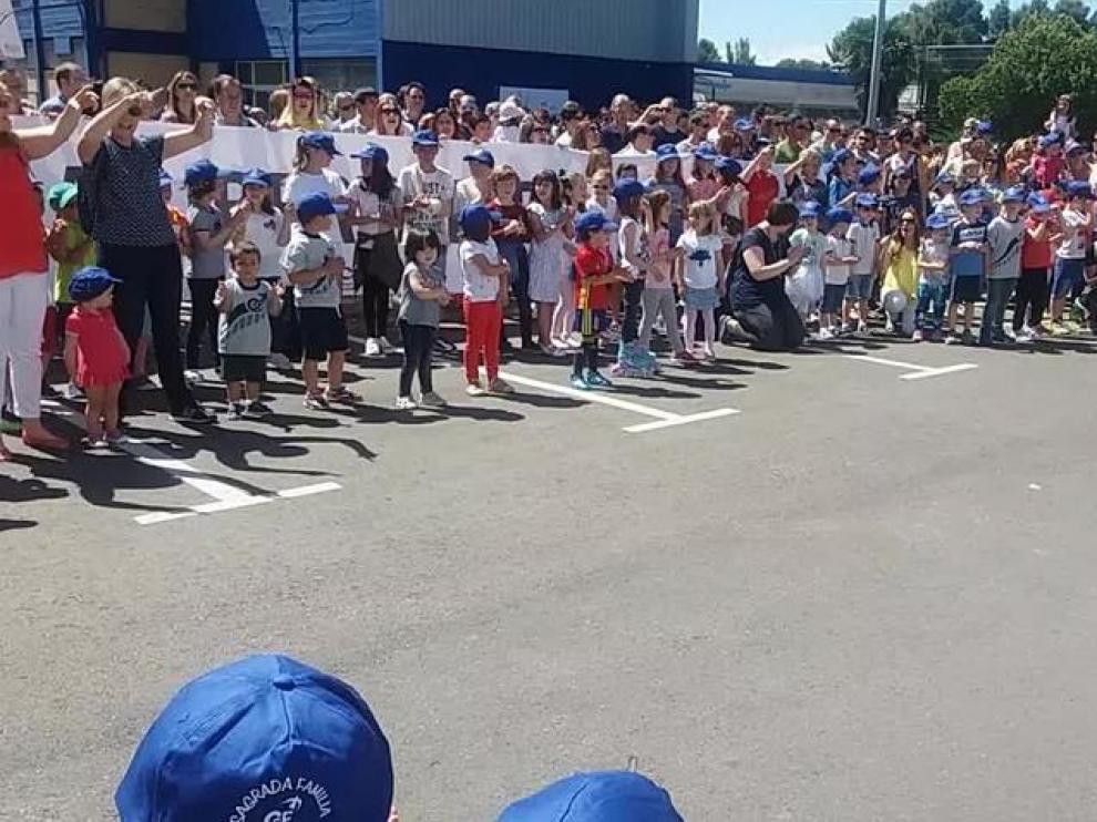Imagen de archivo de una manifestación contra el cierre de aulas concertadas.