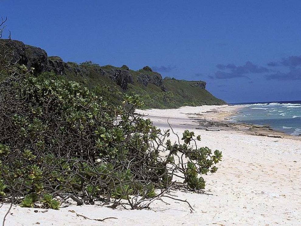 La isla Henderson, en el Pacífico.
