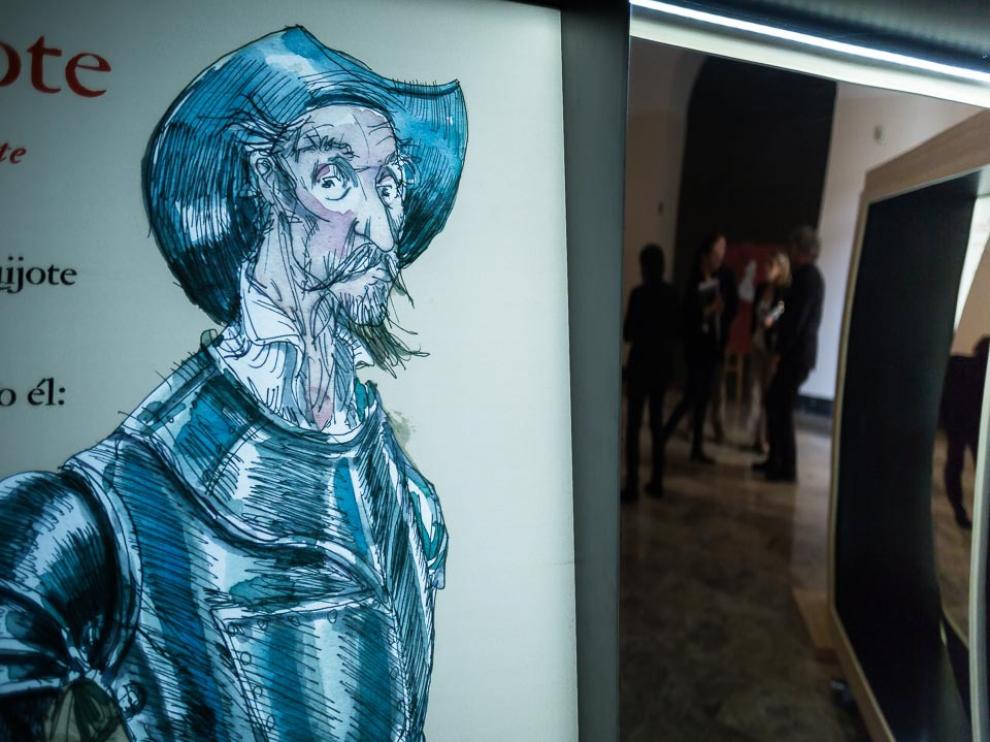 Exposición itinerante '16 personajes que maravillan y
Miguel de Cervantes'.