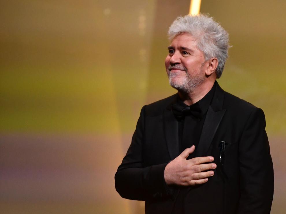 Pedro Almodóvar en el acto inaugural del Festival de Cannes de 2017.