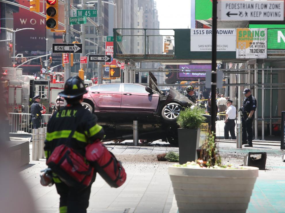 Al menos 13 heridos tras un atropello en Times Square