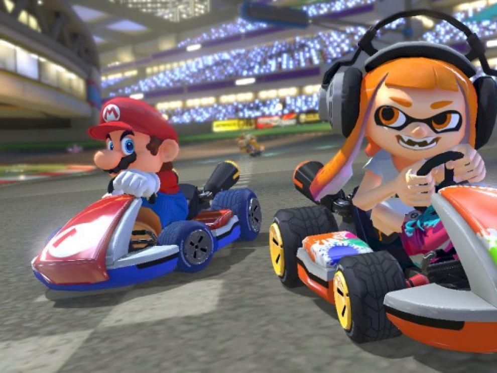 Mario y sus amigos llegan en coche a la Switch