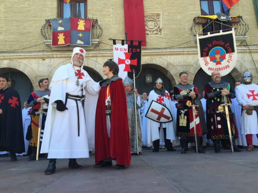 Celebración del homenaje a Mont-Rodón en 2016.