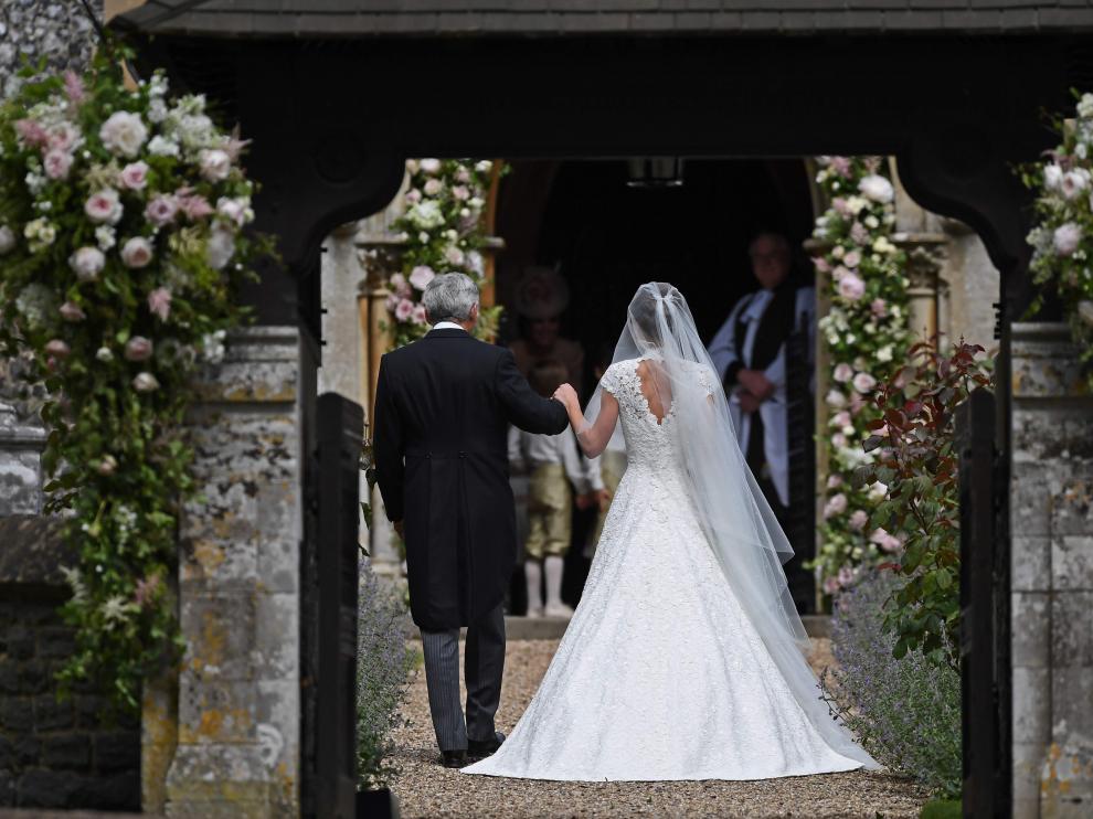 Foto de archivo de la boda de Pippa Middleton
