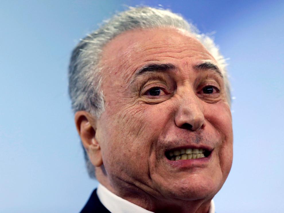 El presidente de Brasil, Michel Temer.