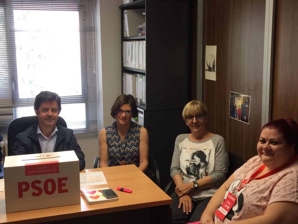 Votaciones en el PSOE de Huesca.