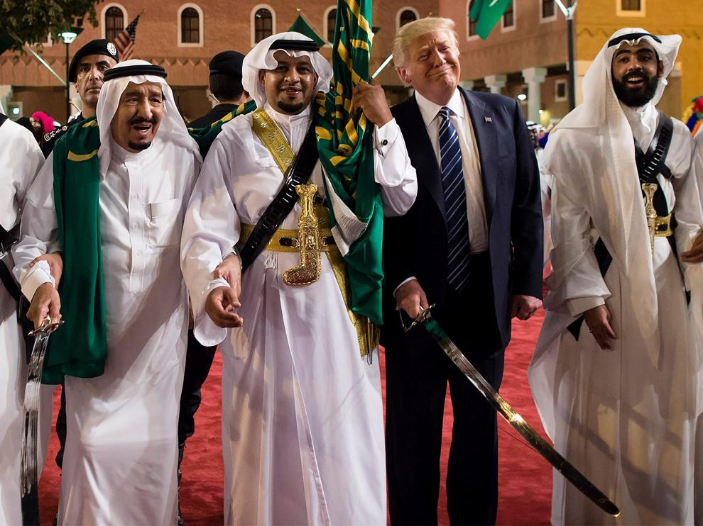 Trump, durante su visita a Arabia Saudí