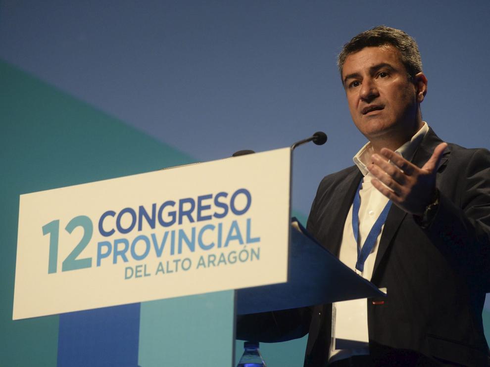 El presidente del Partido Popular en el Alto Aragón, José Antonio Lagüens.