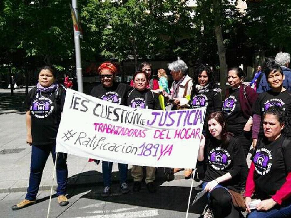 En Zaragoza acaba de nacer el primer colectivo de trabajadores del hogar y de cuidados