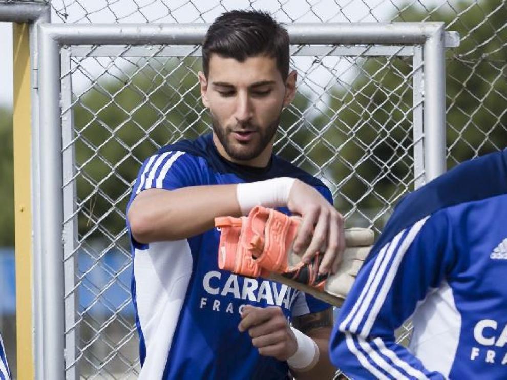 Álvaro Ratón, en la Ciudad Deportiva.