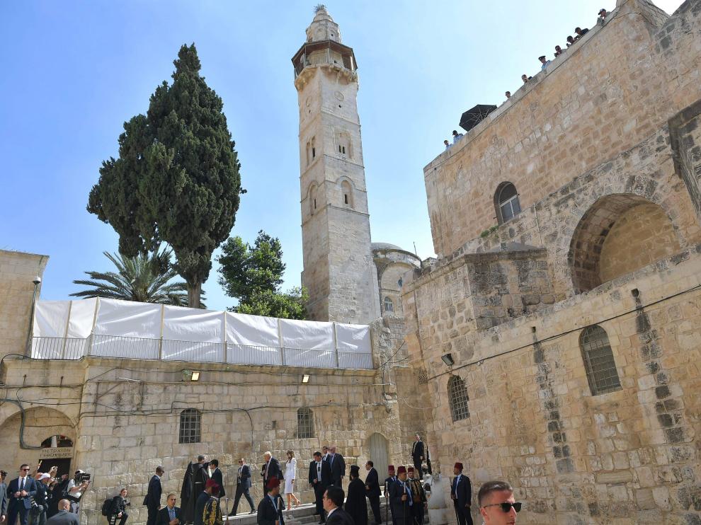 Donald Trump y su familia visitan Jerusalén