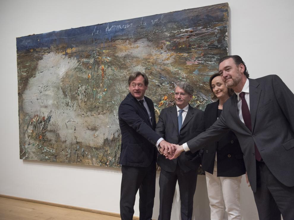 Miguel Zugaza, director del Museo de Bellas Artes de Bilbao, ha presentado este martes la exposición de la colección de Alicia Koplowitz.