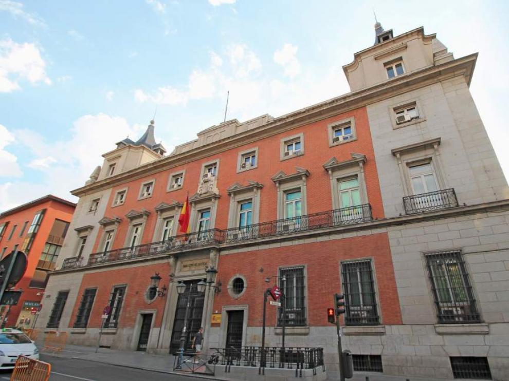 Imagen de la sede del Ministerio de Justicia.