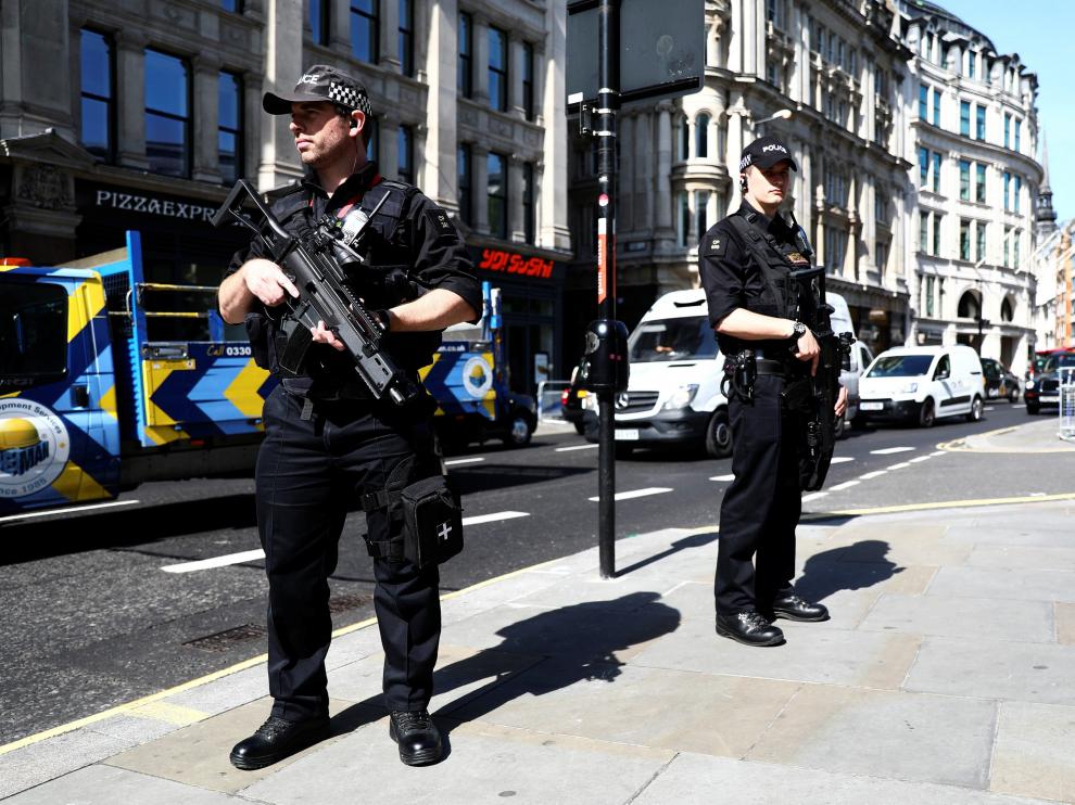 Londres tras el atentado en el Parlamento
