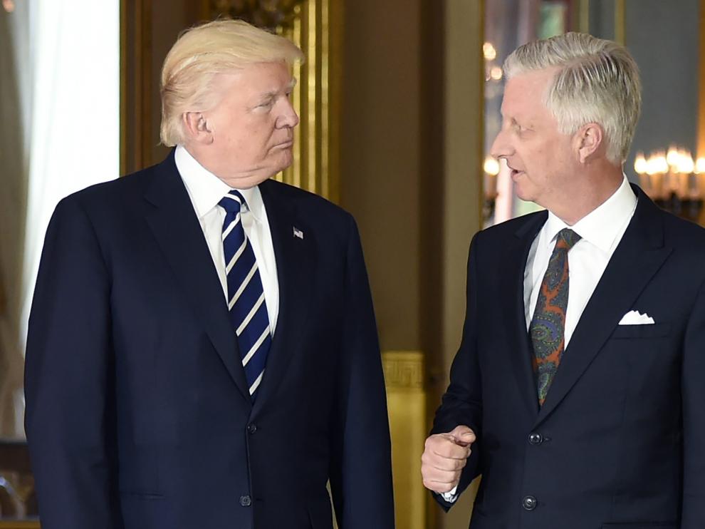 Miles de personas protestan contra OTAN y la presencia de Trump