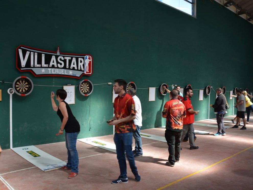 Villastar, en el punto de mira de los mejores jugadores de dardos