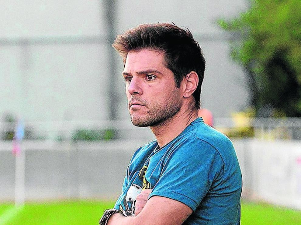 Diego Allueva, en un partido del Robres en la pasada liga.