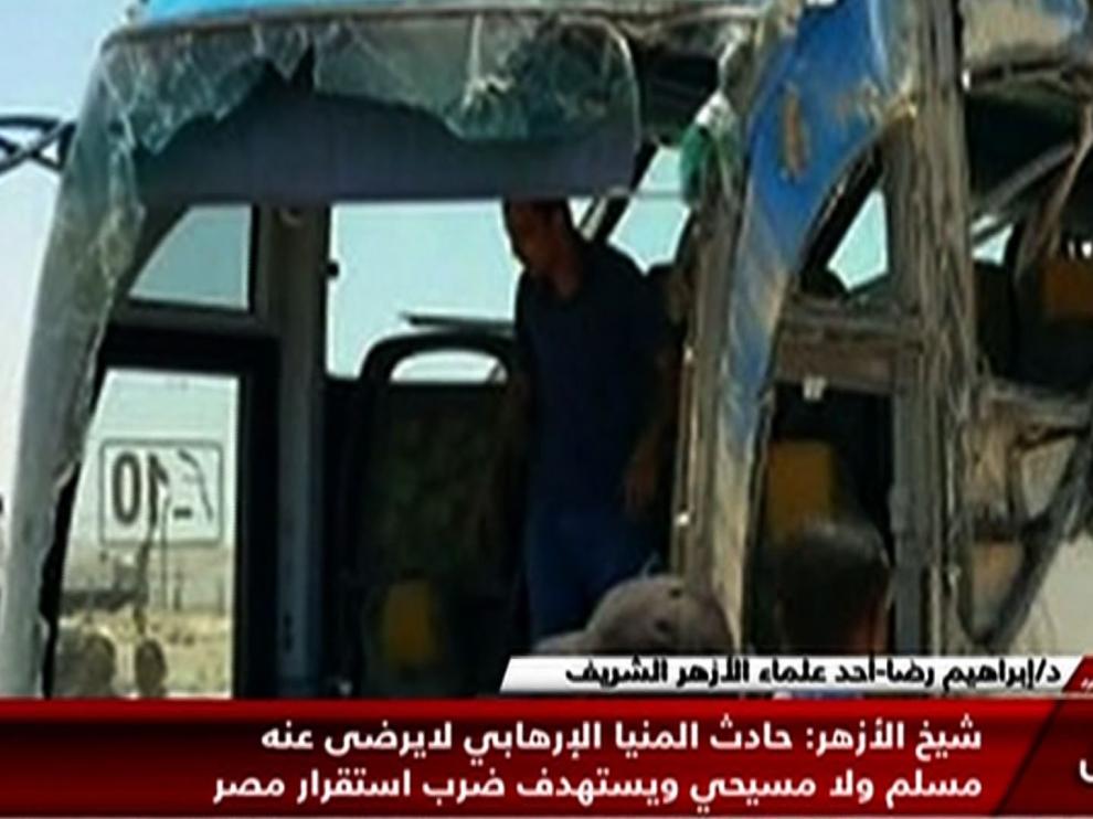 Tiroteo contra un autobús de cristianos coptos en Egipto.
