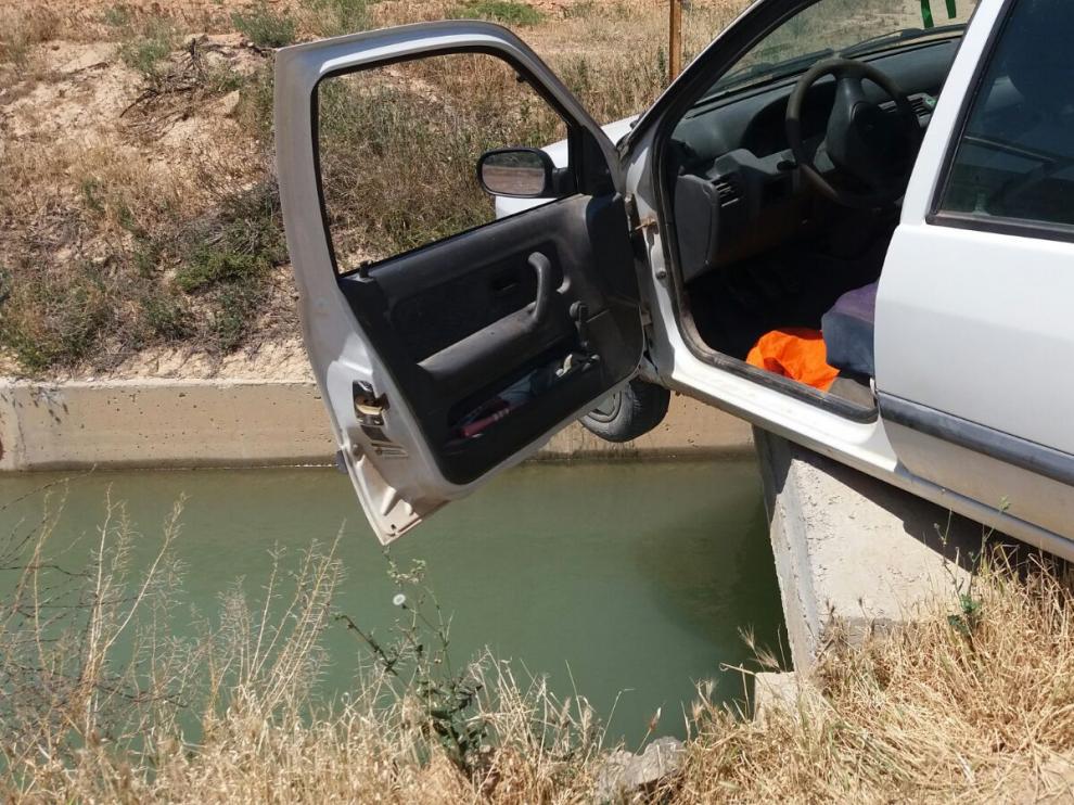 Muere un vecino de Caspe tras caer al canal de Civán.