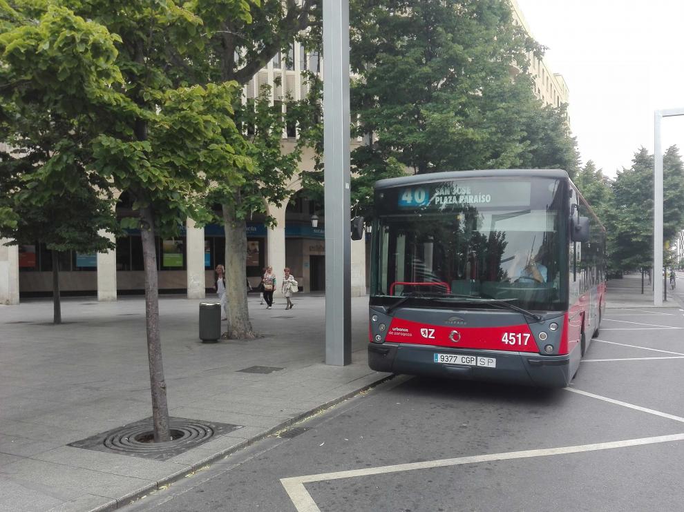 La línea 40 conecta San José con la plaza Paraíso