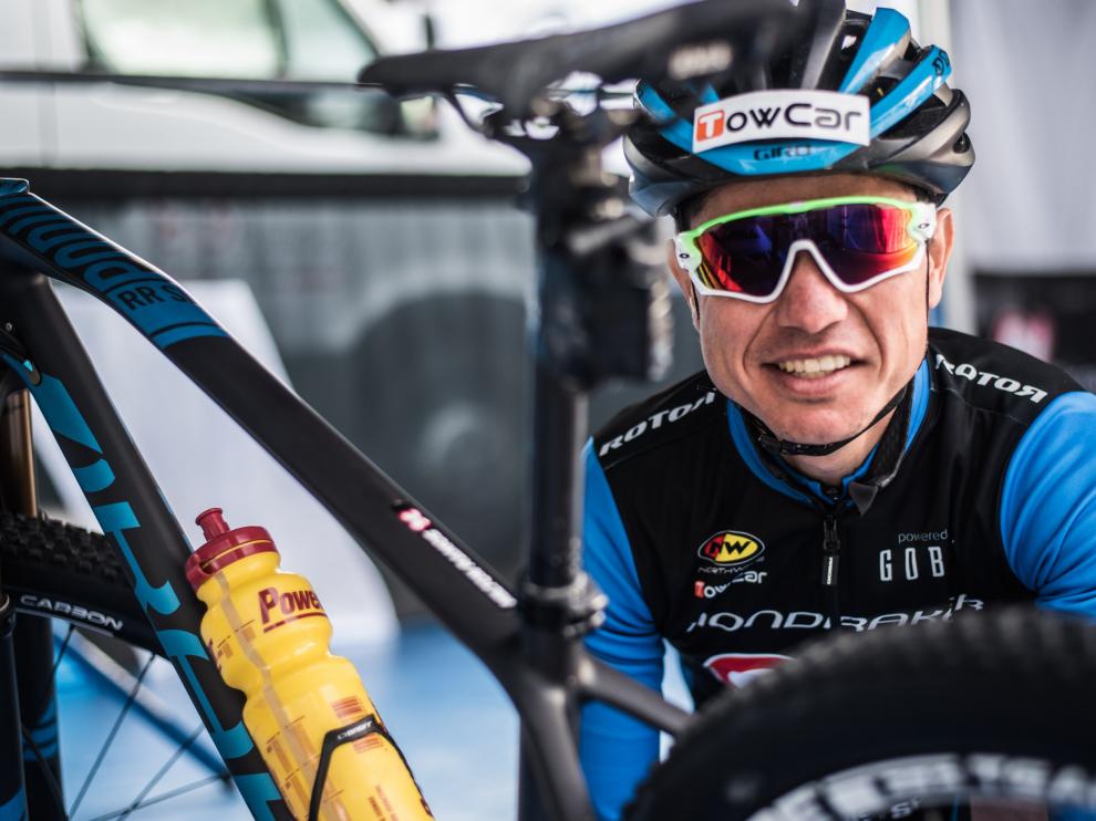 El ciclista Milton Ramos fue uno de los primeros en beneficiarse de Younext Bike