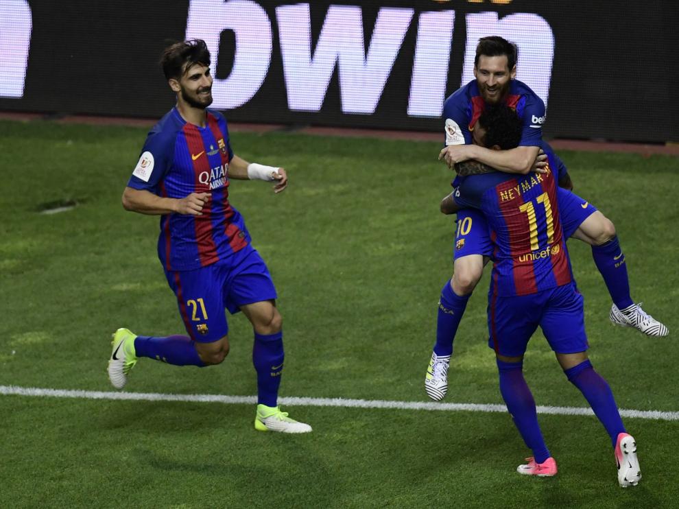 Final de la Copa del Rey entre el Barcelona y el Alavés